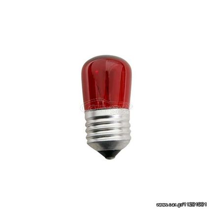 Eurolamp Λαμπα Νυχτος 5W E27 Κοκκινη 2Τμχ Blister 220-240V - 800-88172