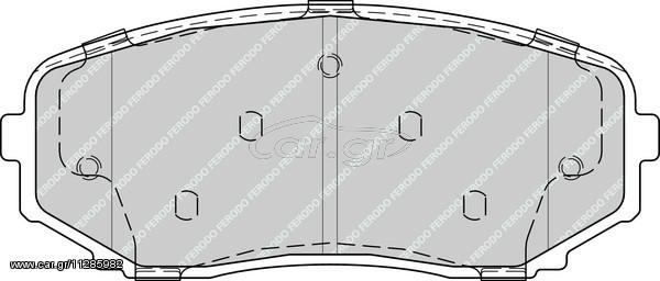 TAKAKIA EM.MAZDA CX- ΚΑΙΝ. FERODO FDB4365 MAZDA CX-7 MAZDA CX-9