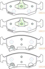 ΣΕΤ ΤΑΚΑΚΙΑ ΕΜ.FIAT PANDA 12- ΚΑΙΝ. FERODO FDB4400 FIAT PANDA LANCIA YPSILON