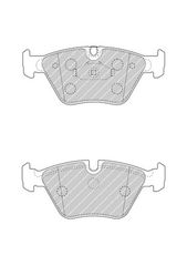 ΤΑΚΑΚ.ΕΜ.BMW E39 ΚΑΙΝ. FERODO FDB4752 BMW 3 BMW X3 BMW Z4 MG MG