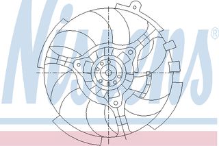 ΒΕΝΤΙΛ.FIAT STILO   01- ΚΑΙΝ. NISSENS 85040 FIAT STILO