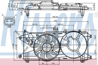 ΒΕΝΤΙΛ.FIAT DOBLO JTD 01- ΚΑΙΝ. NISSENS 85131 FIAT DOBLO