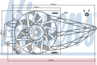 ΒΕΝΤΙΛ.PANDA 1,1-1,2 +ac 03- ΚΑΙΝ. NISSENS 85150 FIAT PANDA