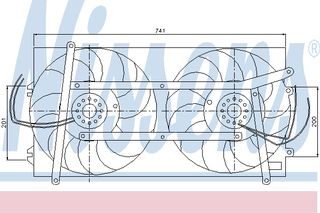 ΒΕΝΤΙΛ.VW-TRANSPORTER T4 90- ΚΑΙΝ. NISSENS 85248 VW TRANSPORTER