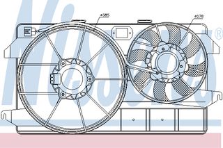 ΒΕΝΤΙΛ.TRANSIT CONNECT +AC 02- ΚΑΙΝ. NISSENS 85264 FORD TOURNEO FORD TRANSIT