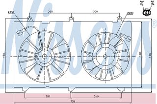 ΒΕΝΤΙΛ.HONDA ACCORD 03- ΚΑΙΝ. NISSENS 85269 HONDA ACCORD