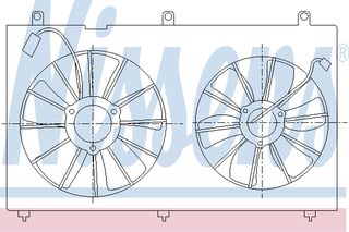 ΒΕΝΤΙΛ.HONDA ACOORD 03- ΚΑΙΝ. NISSENS 85270 HONDA ACCORD
