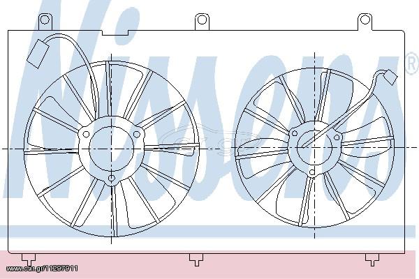 ΒΕΝΤΙΛ.HONDA ACOORD 03- ΚΑΙΝ. NISSENS 85270 HONDA ACCORD