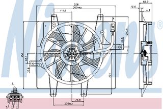 ΒΕΝΤΙΛ.CHRYSLER PT-CRUISER 00- ΚΑΙΝ. NISSENS 85289 CHRYSLER PT