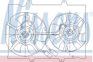 ΒΕΝΤΙΛ.OPEL FRONTERA B 2.2 99- ΚΑΙΝ. NISSENS 85446 OPEL FRONTERA