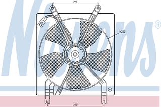 ΒΕΝΤΙΛ.ECLIPSE 2.0 95- ΚΑΙΝ. NISSENS 85447 MITSUBISHI ECLIPSE