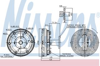 ΚΟΜΠΛΕΡ ΦΤΕΡΩΤΗΣ MB ATEGO ΑΕΡΑ ΚΑΙΝ. NISSENS 86038 MERCEDES-BENZ ATEGO MERCEDES-BENZ AXOR MERCEDES-BENZ CONECTO MERCEDES-BENZ INTEGRO MERCEDES-BENZ INTOURO MERCEDES-BENZ TOURINO MERCEDES-BENZ TOURO