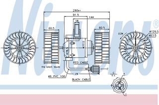 BLOWER SCANIA P-R-T   95- ΚΑΙΝ. NISSENS 87037 SCANIA 4