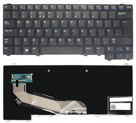 Πληκτρολόγιο Laptop  DELL Latitude 14 5000 E5440   SN7223 Y4H14 0Y4H14 OY4H14 PK130WQA00 NSK-LDBUC 3KK86 03KK86 PK130WQ4B00 PK130WQ3B00 MP-13B73USJ698 SG-60720 SN7223BLC4FHX 0C4FHX BLACK  Laptop Keybo