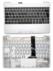 Πληκτρολόγιο Laptop Asus Transformer Pad TF300T UK Keyboard 13A027604057M MP-11F16CH-442 TF300TL-B1-BL TABLET UK Silver Palmrest KEYBOARD ( Κωδ.40276UKPALM )