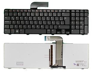 Πληκτρολόγιο Laptop Dell Inspiron 9Z.N5ZSQ.001 9Z.N5ZBQ.001 NSK-DZ0SQ NSK-DZ0BQ AEGM7U00030 AEGM7R00030 AEGM7U00120 V119725AS1 UK VERSION BLACK WITH BACKLIT KEYBOARD (Κωδ. 40003UKBACKLIT)
