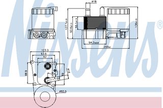 ΨΥΓΕΙΟ ΛΑΔΙΟΥ FOCUS 1.8 TDCI ΚΑΙΝ. NISSENS 90696 FORD FOCUS FORD TOURNEO FORD TRANSIT