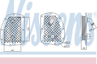 ΨΥΓ.ΛΑΔ.E-CLASS W210 95- ΚΑΙΝ. NISSENS 90734 MERCEDES-BENZ C-CLASS MERCEDES-BENZ E-CLASS MERCEDES-BENZ G-CLASS MERCEDES-BENZ S-CLASS MERCEDES-BENZ SL SSANGYONG MUSSO