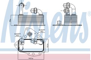 ΨΥΓ.ΛΑΔ.OPEL ASTRA J  09- ΚΑΙΝ. NISSENS 90803 ALFA ROMEO 159 ALFA ROMEO BRERA ALFA ROMEO SPIDER FIAT BRAVO FIAT DOBLO FIAT SEDICI LANCIA DELTA OPEL ASTRA OPEL CASCADA OPEL INSIGNIA OPEL ZAFIRA SAAB 9