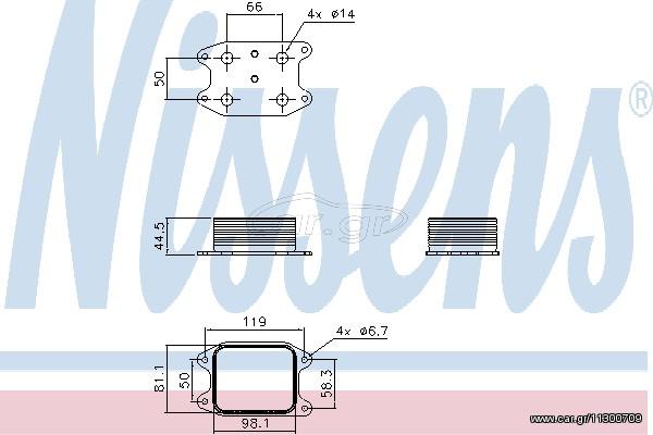 ΨΥΓ.ΛΑΔ.AUDI A3  12- ΚΑΙΝ. NISSENS 90810 AUDI A1 AUDI A3 AUDI A4 AUDI Q3 SEAT ALHAMBRA SEAT IBIZA SEAT LEON SEAT TOLEDO SKODA FABIA SKODA OCTAVIA SKODA RAPID SKODA SUPERB SKODA YETI VW BEETLE VW CADD