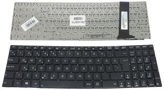 Πληκτρολόγιο Laptop Keyboard  ASUS N550 N550JA N550JK N550JV N550LF N750 N750JK N750JV ERK-AS357TR-19 4h+n8bom.g1u UK NO FRAME VERSION(Κωδ.40299UKNOFRAME)