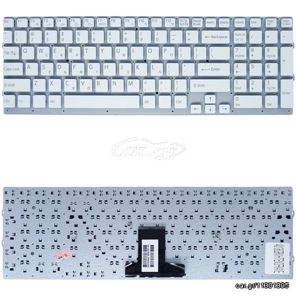 Πληκτρολόγιο Ελληνικό-Greek Laptop Keyboard  Sony550102M13-203-G 550102M13-515-G 550102M14 550102M14-203-G 550102M21-203-G 550102M22 550102M24-203-G 550102M25-203-G  V111678B GR 550105M21-203-G 148793