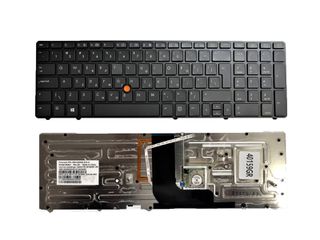Πληκτρολόγιο Ελληνικό-Greek Laptop Keyboard HP EliteBook 8560w 8570W With Pointer 652682-DJ1 SG-45520-X2A 703151-151 55012QY00-289-G 55010S400-035-G 9z.n6gpf.a0l BM22T00P55011SP00-035-G 690647-001 703