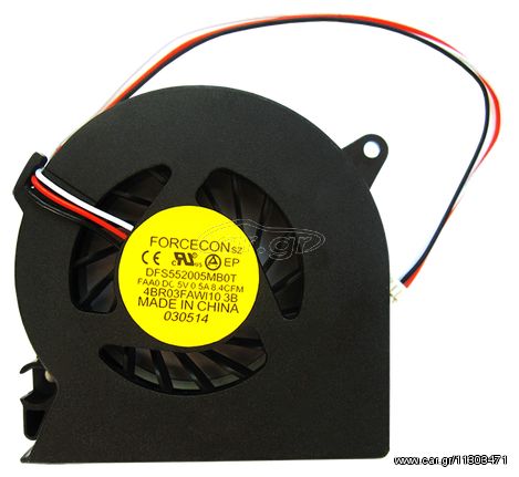 Ανεμιστηράκι Laptop - CPU Cooling Fan HP CQ511 511 515 CQ510 CQ515 CQ610 516 615 616 605787-001 605791-001 DFS481305MC0T 617118-001 6033B0019801 6033B0014602 605791-001 538455-001(Κωδ. 80149)