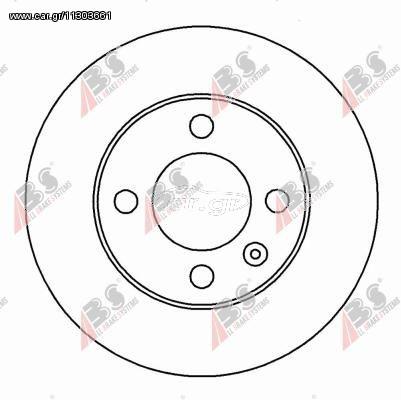 ΔΙΣΚΟΙ ΦΡΕΝΩΝ POLO 95- ΚΑΙΝ. BRADI 1582624 SEAT AROSA VW LUPO VW POLO