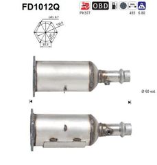 ΦΙΛΤΡΟ ΜΙΚΡΟ/ΔΙΩΝ 607 2.2TD ΚΑΙΝ. AS FD1012Q PEUGEOT 607
