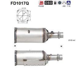 ΦΙΛΤΡΟ ΜΙΚΡΟ/ΔΙΩΝ 307 2.0 TD ΚΑΙΝ. AS FD1017Q PEUGEOT 307