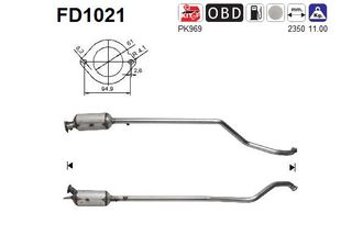 ΦΙΛ.ΜΙΚΡO/ΔΙΩΝ LAGUNA 1.9CDI ΚΑΙΝ. AS FD1021 RENAULT LAGUNA