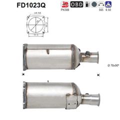 ΦΙΛΤΡΟ ΜΙΚΡΟ/ΔΙΩΝ C4 PICASSO ΚΑΙΝ. AS FD1023Q CITROEN C4