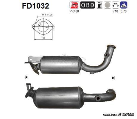 ΦΙΛΤΡΟ ΜΙΚΡΟ/ΔΙΩΝ TRAFIC 2.5TD ΚΑΙΝ. AS FD1032 NISSAN PRIMASTAR OPEL VIVARO RENAULT TRAFIC