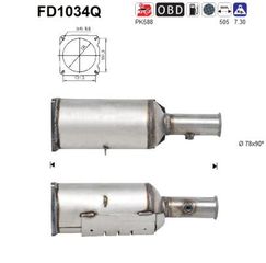 ΦΙΛΤΡΟ ΜΙΚΡΟ/ΔΙΩΝ 607 2.2TD ΚΑΙΝ. AS FD1034Q PEUGEOT 607
