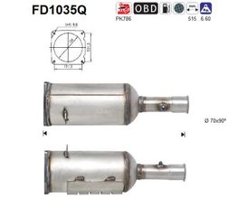 ΦΙΛΤΡΟ ΜΙΚΡΟ/ΔΙΩΝ 308 2.0TD ΚΑΙΝ. AS FD1035Q CITROEN C4 PEUGEOT 308