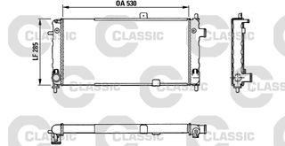 ΨΥΓ.ΝΕΡΟΥ CLASSIC CORSA 82-93 ΚΑΙΝ. VALEO 383771 OPEL ASCONA OPEL CORSA OPEL KADETT