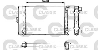 ΨΥΓ.ΝΕΡΟΥ CLASSIC GOLF 1.6 83- ΚΑΙΝ. VALEO 383820 VW CORRADO VW GOLF VW JETTA VW SCIROCCO