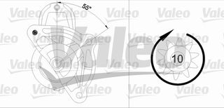 ΜΙΖΑ ΑΝΑ/ΣΚΕΥΗΣ CI.AX/ZX/SAXO ΚΑΙΝ. VALEO 433323 CITROEN AX CITROEN SAXO CITROEN XSARA NISSAN MICRA PEUGEOT 106 PEUGEOT 306 ROVER 100