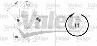 MIZA SEAT IBIZA/GREDOS/127/UNO ΚΑΙΝ. VALEO 433333 AUTOBIANCHI A FIAT 127 FIAT CINQUECENTO FIAT PANDA FIAT SEICENTO FIAT UNO FSO 127P INNOCENTI KORAL SEAT IBIZA SEAT MALAGA SEAT RONDA