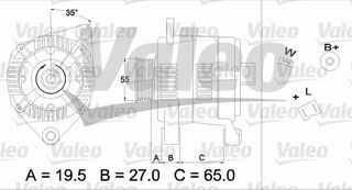 ΑΛΤΕΝΕΙΤ.ΑΝΑΚ/ΥΗ RENAULT CLIO ΚΑΙΝ. VALEO 436384 RENAULT CLIO