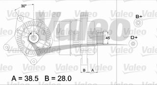 ΑΛΤΕΡΝΕΙΤΟΡ BMW E34 530 92-96 ΚΑΙΝ. VALEO 436486 BMW 5 BMW 7