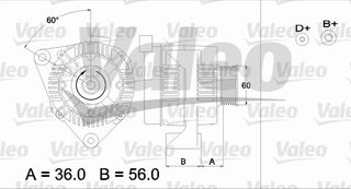 ΑΛΤΕΡΝΕΙΤΟΡ 120Α XANTIA/P-406 ΚΑΙΝ. VALEO 436643 CITROEN BERLINGO CITROEN EVASION CITROEN XANTIA CITROEN XM CITROEN ZX FIAT ULYSSE LANCIA ZETA PEUGEOT 306 PEUGEOT 406 PEUGEOT 605 PEUGEOT 806 PEUGEOT 