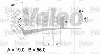 ΑΛΤΕΡΝΕΙΤΟΡ SAXO/XSARA/BERLIN. ΚΑΙΝ. VALEO 436666 CITROEN BERLINGO CITROEN SAXO CITROEN XSARA CITROEN ZX PEUGEOT 1007 PEUGEOT 106 PEUGEOT 306 PEUGEOT PARTNER