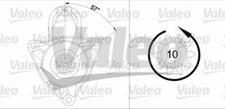 ΜΙΖΑ VW TRANSPORTER 1.8, 2.0 9 ΚΑΙΝ. VALEO 455979 VW TRANSPORTER