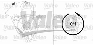 ΜΙΖΑ TRANSPORTER 1.9TD 96-99 ΚΑΙΝ. VALEO 458041 VW TRANSPORTER