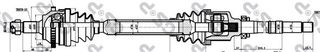 ΗΜΙΑΞ. ΔΕ. ME ABS P206 1.6  00 ΚΑΙΝ. GSP 245011 PEUGEOT 206