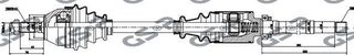 ΗΜΙΑΞΩΝΙΟ ΔΕΞΙ P306 1.4 ΚΑΙΝ. GSP 245025 PEUGEOT 306