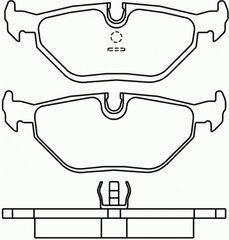 ΣΕΤ ΤΑΚΑΚΙΑ ΦΡΕΝΩΝ BMW 320 ΚΑΙΝ. BREMBO P06011 BMW 3 BMW 5 BMW 7 BMW Z3 WIESMANN MF3