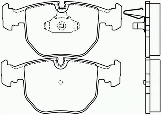 ΤΑΚΑΚΙΑ ΕΜ.BMW X5/M5 ΚΑΙΝ. BREMBO P06021 ALPINA B10 BMW 5 BMW 7 BMW X3 BMW X5